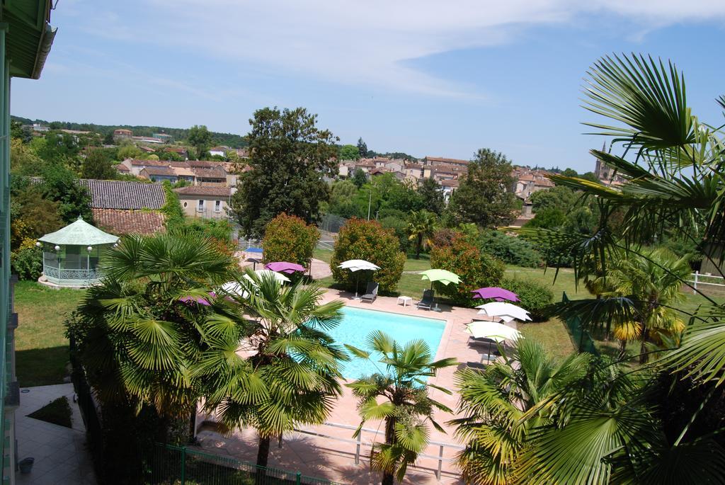 Logis Hotels- Hotel Et Restaurant Domaine De Fompeyre Bazas Exterior foto