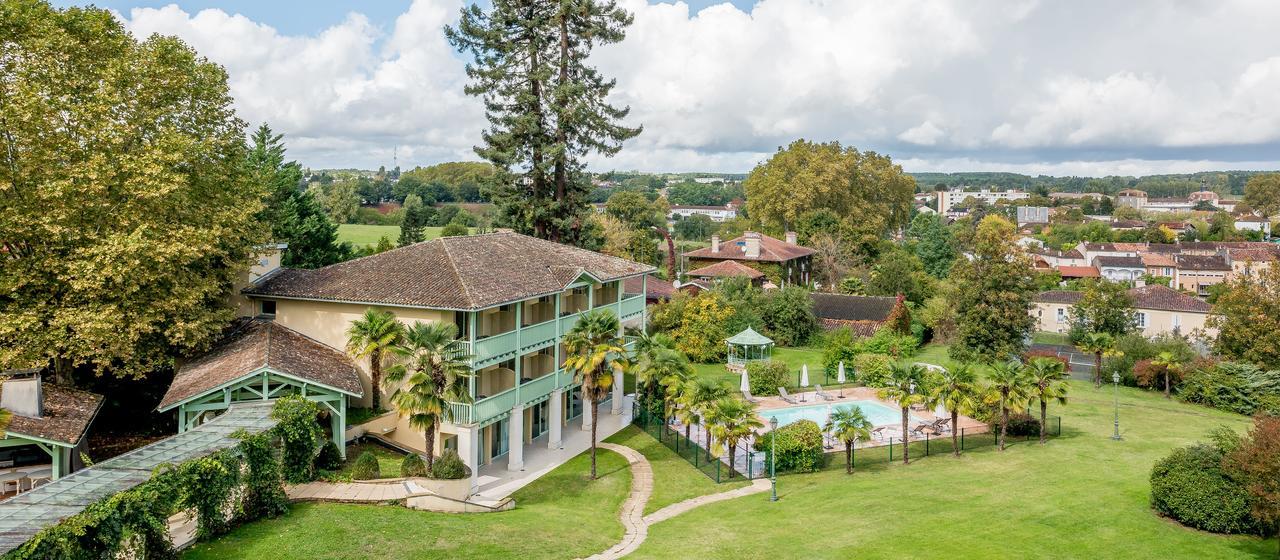 Logis Hotels- Hotel Et Restaurant Domaine De Fompeyre Bazas Exterior foto